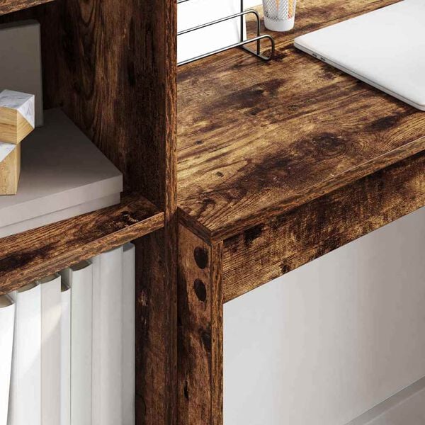 vidaXL Бюро Димян дъб 80 x 40 x 76 см