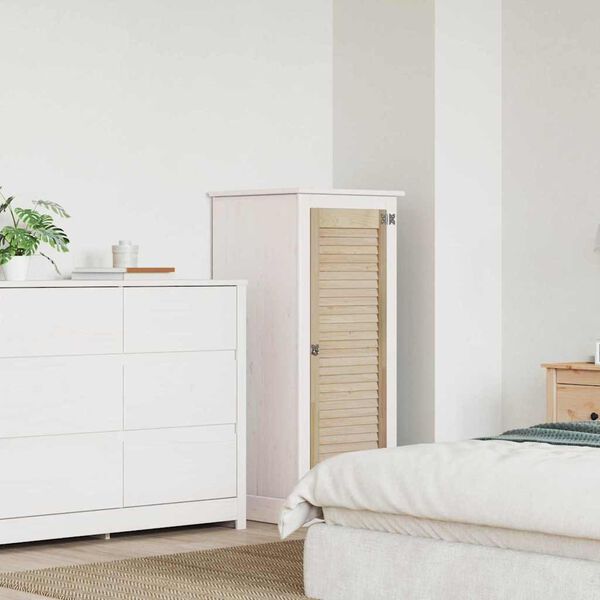 vidaXL Врата за шкаф с врата Естествен 140.5 x 2.1 x 49.5 см