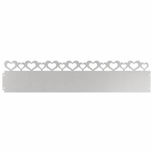 vidaXL Ограничители за тревни площи 10 бр. 103 x 0,05 x 22 см
