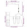 vidaXL Комбинирано детско съоръжение, масивна дугласка дървесина