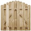 vidaXL Градинска порта, импрегниран бор, 100x100 см