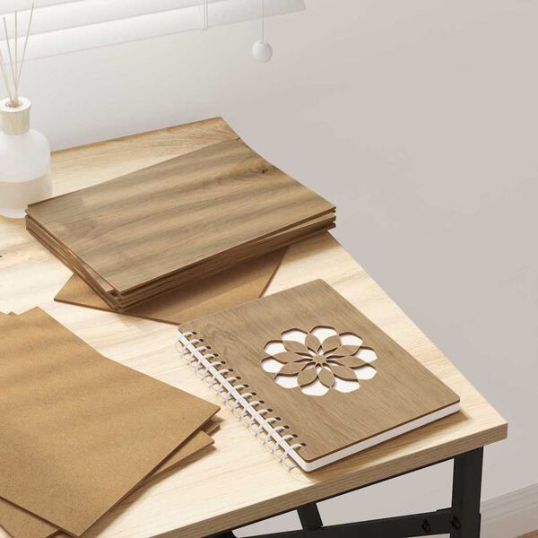 vidaXL Декор панели 12 pcs дъб артизан 21 x 30 x 0.3 см