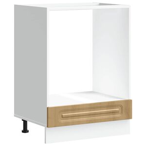 vidaXL Шкаф за фурна, Kalmar, дъб артизан, инженерно дърво