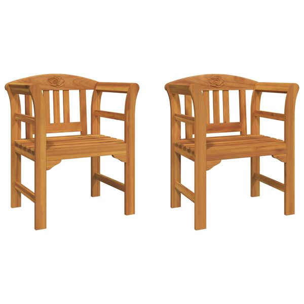 vidaXL Пейка Натурална маслена обработка 68,5 x 46 x 82,5 см