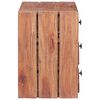 vidaXL Нощно шкафче с 3 чекмеджета 35x25x35 см махагоново дърво масив