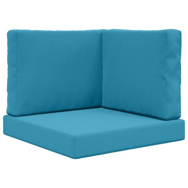 vidaXL Възглавница за диван на открито 3 pcs Кралско синьо Полиестер