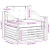 vidaXL Комплект дивани за открито Солидно акациево дърво Естествен