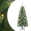 vidaXL С изкуствено коледно дърво Зелен 120 cm PE и PVC