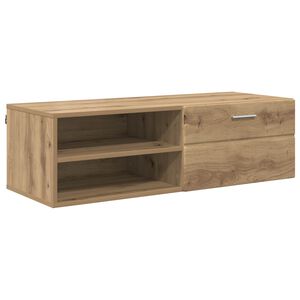vidaXL Дървен шкаф 100,5 x 39 x 30 см Дъб Инженерна дървесина