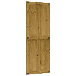 vidaXL Врата за плевня CORONA 70 x 210 cm Масивна борова дървесина