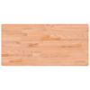 vidaXL Плот за бюро, 115x55x2,5 см, масивно дърво бук