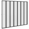 vidaXL Душ параван Друг Черно 168 x 140 см Алуминий