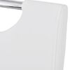 vidaXL Трапезни столове, 2 бр, бели, изкуствена кожа