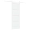 vidaXL Преплъзваща се врата ORKDAL 73,5 x 198,5 cm Инженерна дървесина