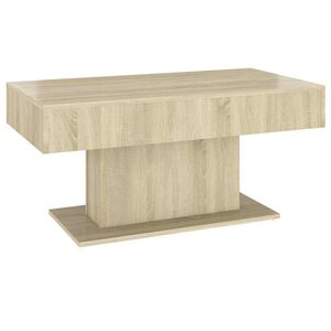vidaXL Маса за кафе, сонома дъб, 96x50x45 см, инженерно дърво