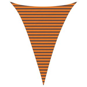 vidaXL Слънчево платно за сянка Оранжево и кафяво 3 x 4 x 4 m