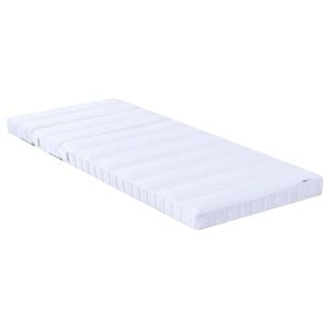 vidaXL Разтягащ се матрак от пяна 80 x 200 cm Бяло