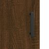 vidaXL Сайдборд, кафяв дъб, 34,5x34x90 см, инженерно дърво