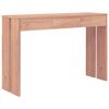 vidaXL Конзолна маса, 110x35x75 см, тиково дърво масив