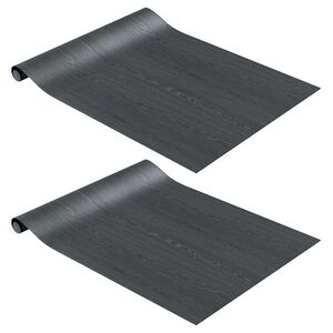 vidaXL Самозалепващи фолиа за мебели, 2 бр, естествен, 500x90 см, PVC