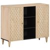 vidaXL Страничен шкаф 90x33x75 см манго масивно дърво