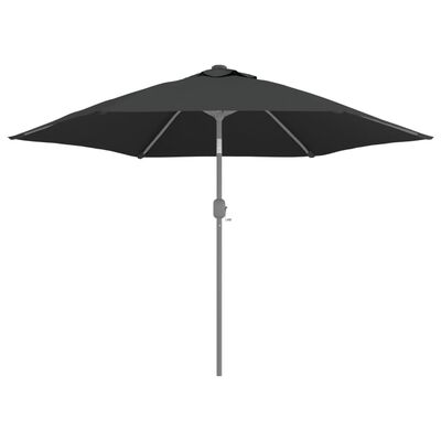 vidaXL Резервно покривало за градински чадър, антрацит, 300 см