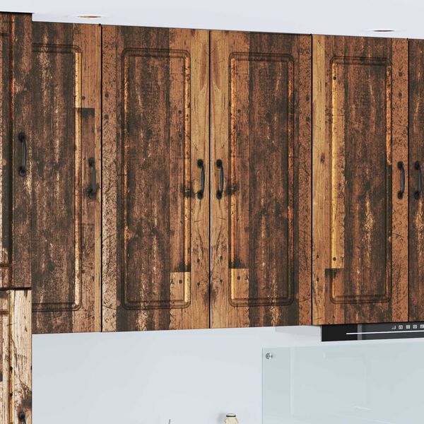 vidaXL Кухненски шкаф Kalmar Старо дърво 80 x 31 x 100 см