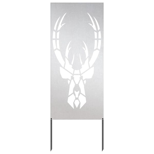 vidaXL Екран за градинска неприкосновеност Сребрист 50 x 140 см