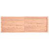 vidaXL Плот за маса светлокафяв 160x50x(2-6) см обработен масивен дъб