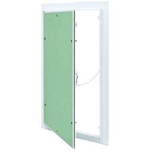 vidaXL Достъпен панел Зелен и сребърен 30 x 45 см