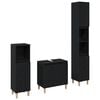 vidaXL Комплект мебели за баня 3 бр. Черния дъб 30 x 30 x 180 см