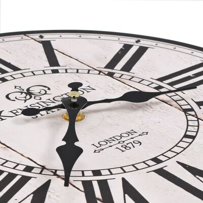 vidaXL Винтидж стенен часовник Лондон, 30 см