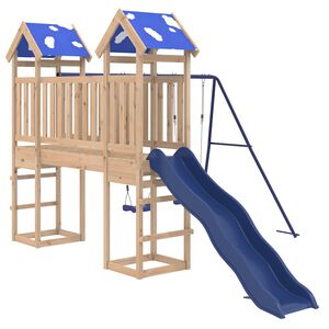 vidaXL Комбинирано детско съоръжение за игра на открито, бор масив