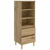 vidaXL Висок шкаф Дъб артизан 40 x 36 x 110 см Инженерна дървесина