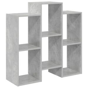 vidaXL Служебен шкаф Циментено сиво 90 x 30 x 90 cm