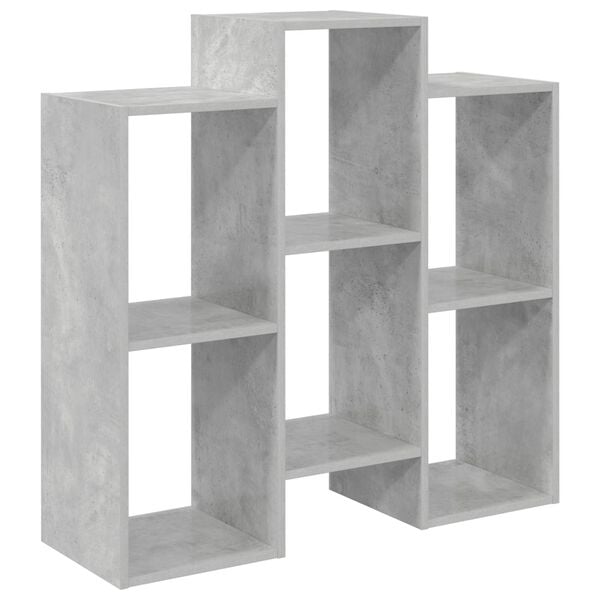 vidaXL Служебен шкаф Циментено сиво 90 x 30 x 90 cm