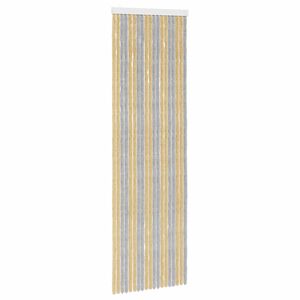 vidaXL Мрежа против насекоми Шенил Сив и бежов 56 x 185 cm 100% ПП