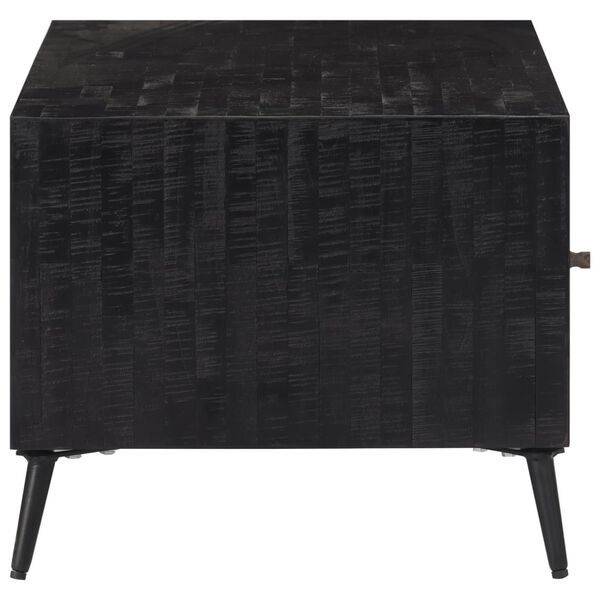 vidaXL Маса за кафе 90x50x41 см масивно регенерирано тиково дърво