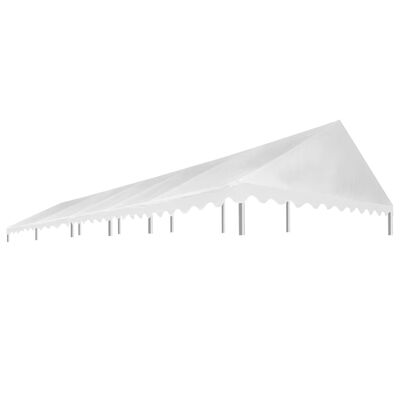 vidaXL Покривало за парти шатра, 5x10 м, бяло, 450 гр/м²