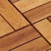 vidaXL Плочка за decking 10 pcs Кафяво 30 x 30 cm Дърво от Акация