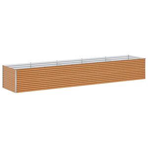 vidaXL Градинска повдигната леха Светло кафяво 485 x 100 x 68 см