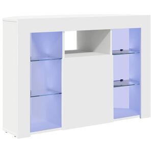 vidaXL Ъглов кабинет за LED телевизор 100x40x68см Бяло