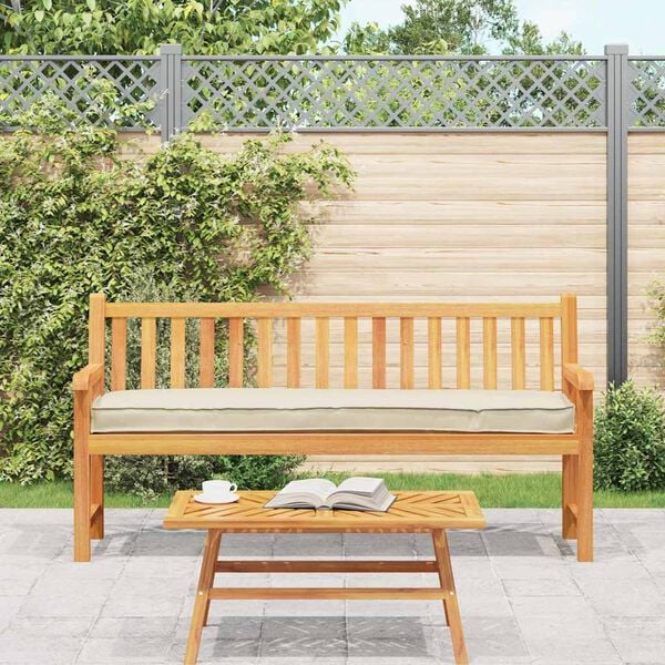 vidaXL Комплект възглавници за палет 2 pcs Крем 180 x 40 x 8 см