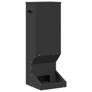 vidaXL С feeder за елени Черно 28 x 30 x 80 см 3 кг