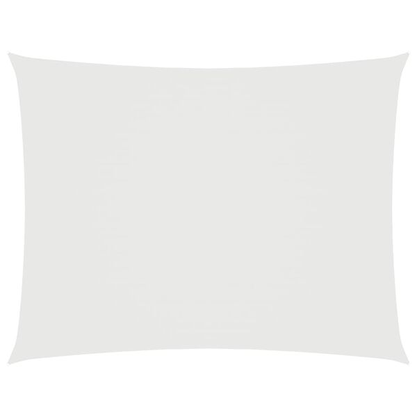 vidaXL Платно-сенник, Оксфорд текстил, правоъгълно, 2,5x3,5 м, бяло