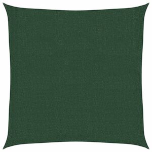 vidaXL Платно-сенник, 160 г/м&sup2;, тъмнозелено, 2x2 м, HDPE