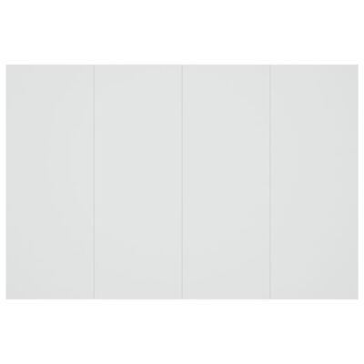 vidaXL Горна табла за легло, бяла, 120x1,5x80 см, инженерна дървесина