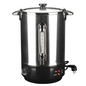 vidaXL Уред за греяно вино, неръждаема стомана, 15 л, 2500 W