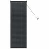 vidaXL Вертикални щори Черно 130 x 45 см Алуминий