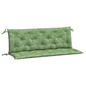 vidaXL Възглавници за градински пейки 2 бр на листа 150x50x7 см плат